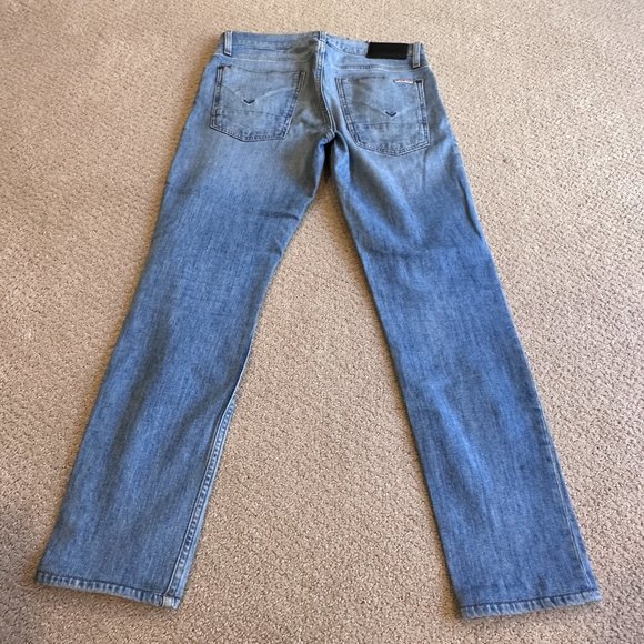 Hudson Jeans Axl Slim Fit Button Fly Light Wash Mid Rise Size 30 #M715DAZ - Picture 14 of 16